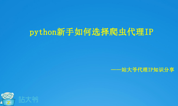 python新手如何选择爬虫代理IP python新手如何选择爬虫代理IP