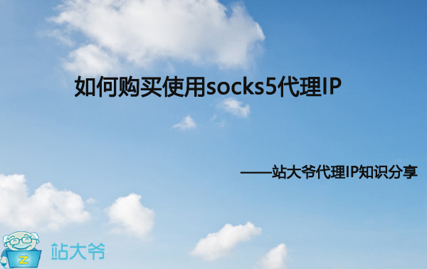 如何购买使用socks5代理IP 如何购买使用socks5代理IP