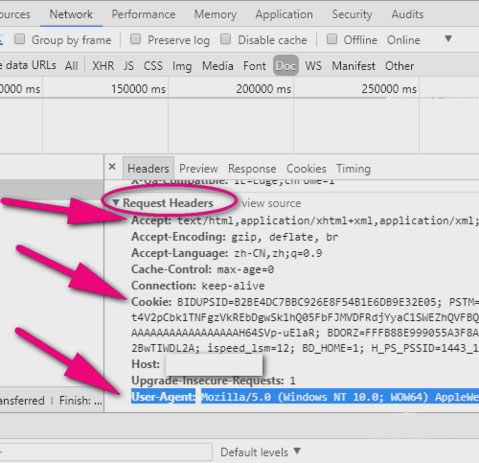 爬虫设置请求头Headers 爬虫设置请求头Headers