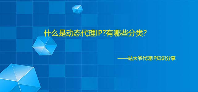 什么是动态代理IP?有哪些分类? 什么是动态代理IP?有哪些分类?
