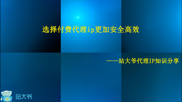 选择付费代理ip更加安全高效 选择付费代理ip更加安全高效
