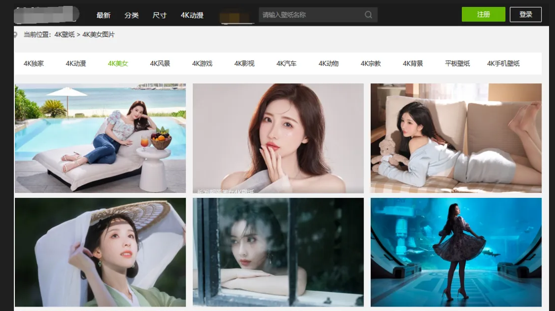 使用代理IP批量下载高清美女图片.png