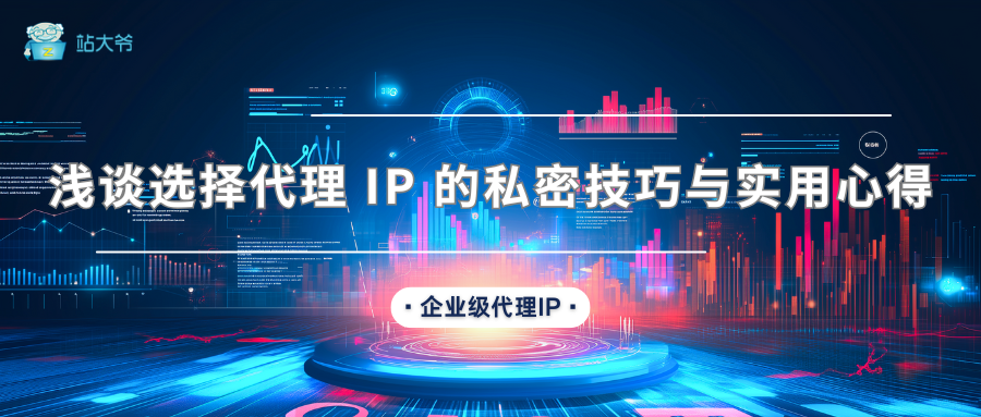 浅谈选择代理 IP 的私密技巧与实用心得