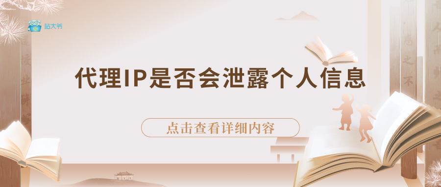 代理IP是否会泄露个人信息 代理IP是否会泄露个人信息