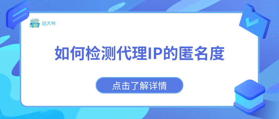 如何检测代理IP的匿名度