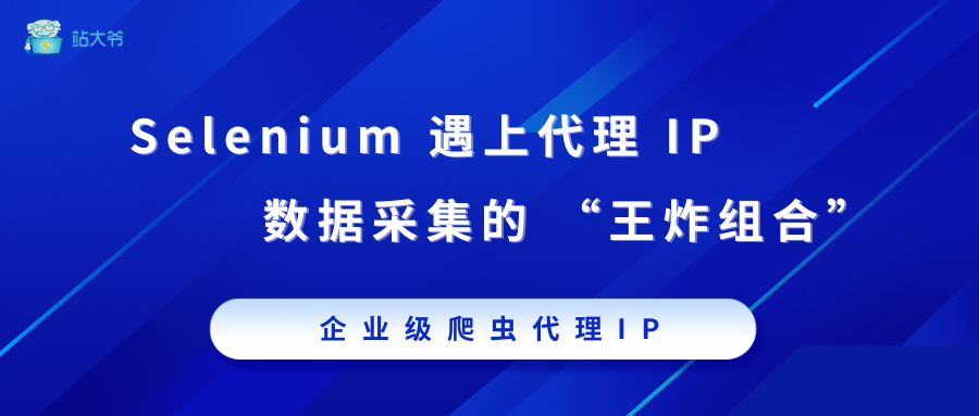 Selenium 遇上代理 IP，数据采集的 